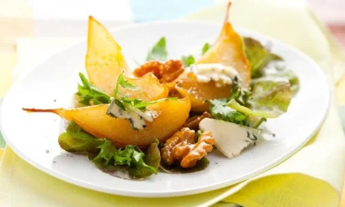 Gekarameliseerde peer